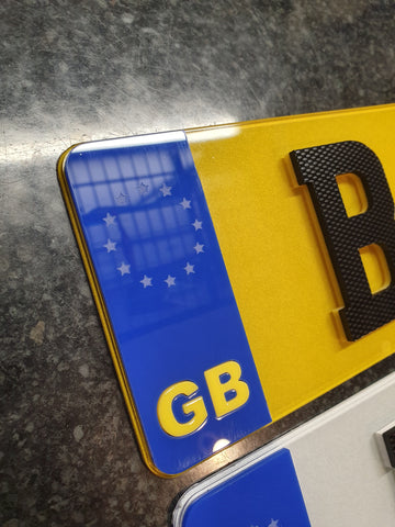 Number Plate Flag Add ons