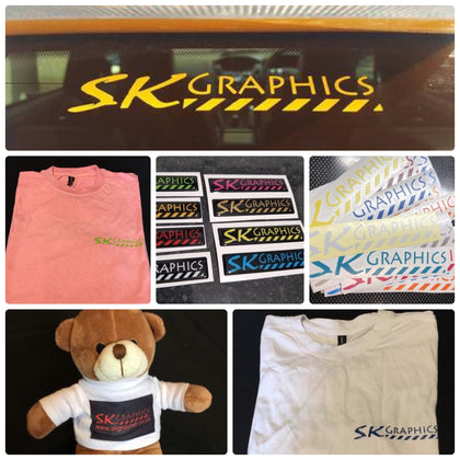 SK Graphics Branded products