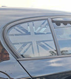 BMW 1 Series Rear Union Jack Window Flag Decals