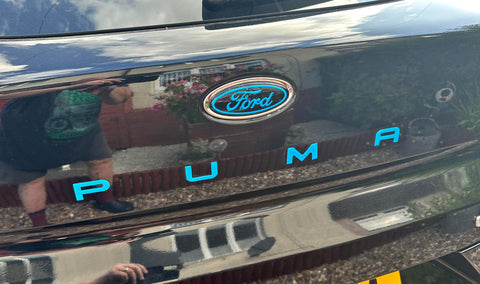 Ford Puma 3D Gel Lettering