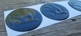 Skoda Octavia 3D Wheel Centre Gel Badges