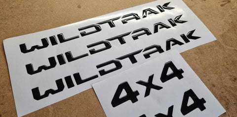 Wildtrak 3D Gel Lettering 30cm