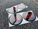 Audi Wheel Centre Badges
