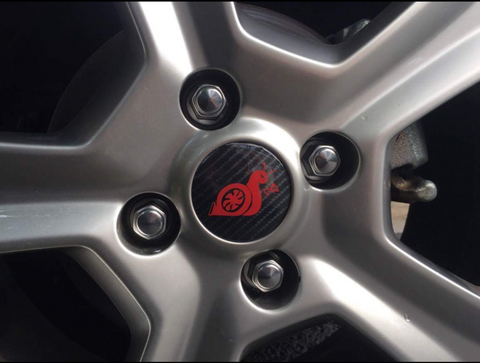Carbon Wheel Centres Gels with either Chrome or Glitter colours