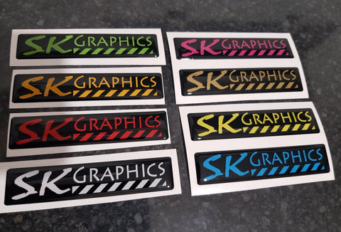 SK Graphics Gel Badges