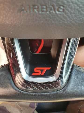 Focus ST MK3.5  ST Lower steering wheel overlay