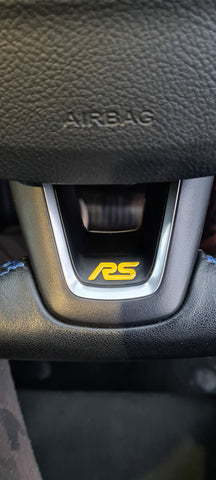 Focus MK3.5 RS lower steering wheel overlay