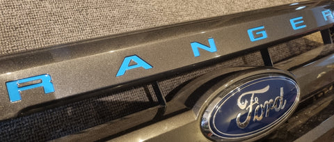 Ford Ranger 2019+ Grill Gel Inlay Lettering Kit