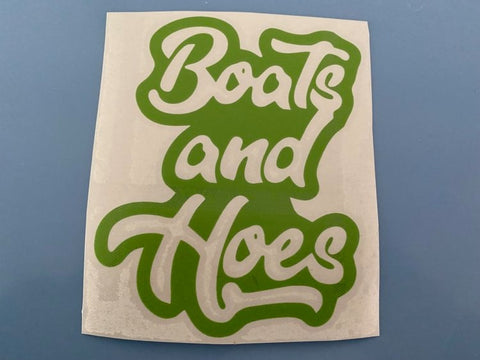 Boats and Hoes Decal