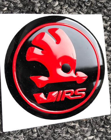 Skoda VRS 3D Steering wheel Only Gel Badge