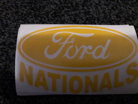 Ford Nationals Car Decal