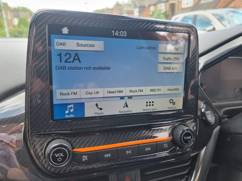 Fiesta MK8 Sync 3 Control Panel & Screen surround Gel