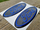 FORD 3D Gel Badges (Front & Back Only)