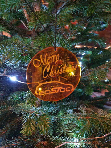 Laser Cut EoSToc Christmas Ornament