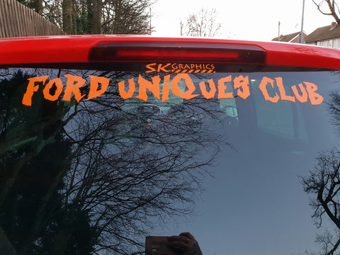 FUC Ford Uniques Club Sticker 2