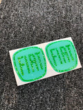 Mint/Glitter Fluorescent Green