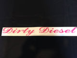 Dirty diesel stickers