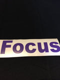 Because Focus sticker