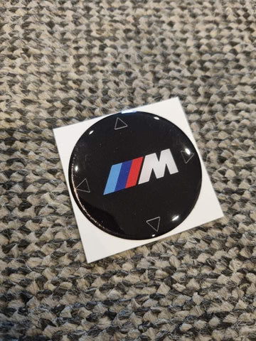 BMW I Drive M Sport 3D Badge Emblem Gel Domed Sport Performance Media Control