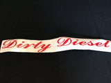 Dirty diesel stickers